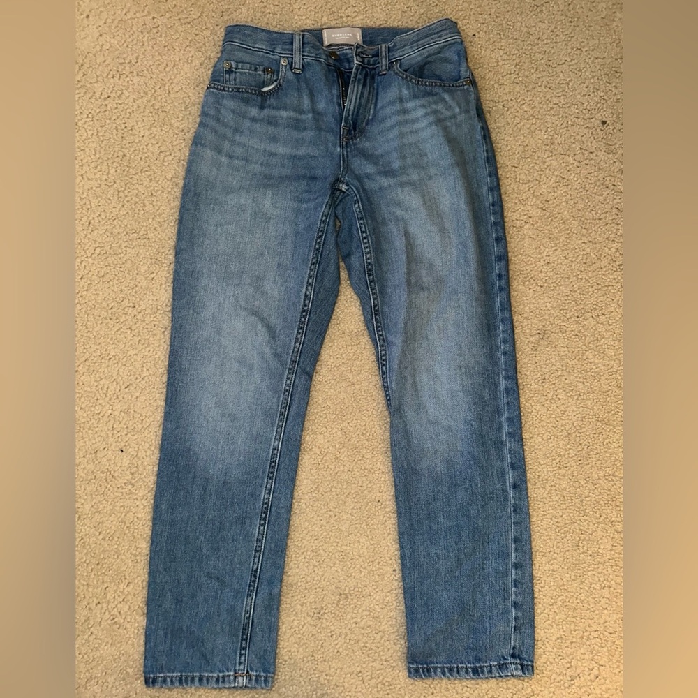 Everlane Summer Jeans in Light Blue - Picture 2 of 5